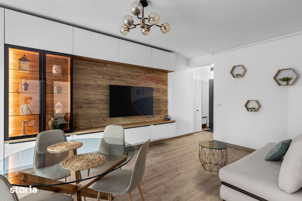 Apartament modern 3 camere cu terasă generoasă de 69 mp – Adora Park