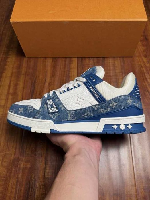 Louis Vuitton Trainer LV Monogram Denim Blue 40-46
