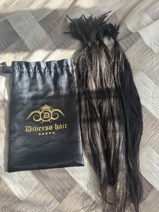 Кератинови кичури естествена коса тайландска