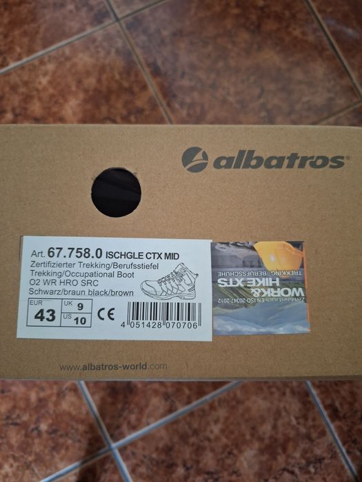 Продавам нови обувки Albatros, размер 43