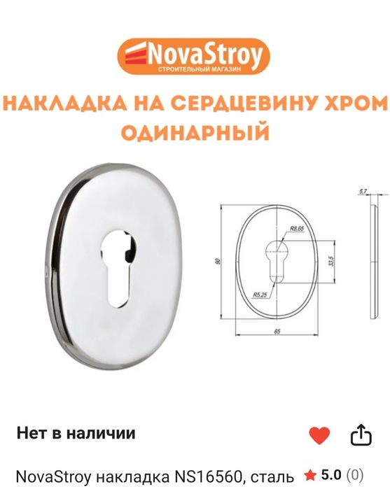 Продаем новую накладку на сердцевину