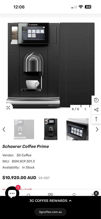 Професионална кафемашина Shaerer coffe prime