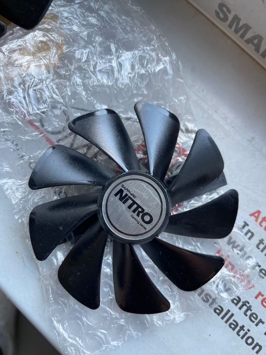 Продам вентиляторы на rx 580 sapphire