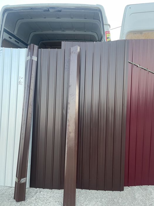 Tablă cutată zincată și Colorată