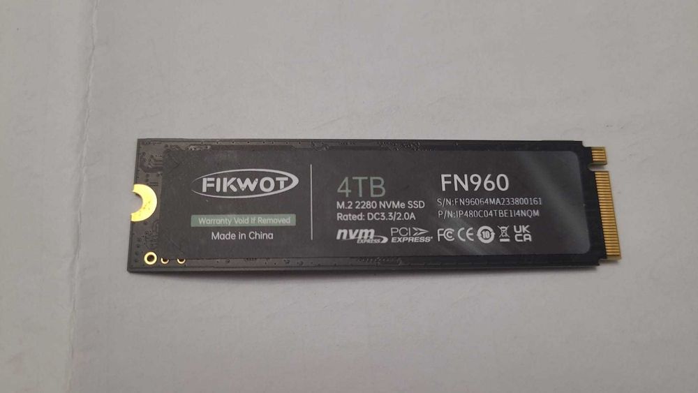 SSD Fikwot fn960  de 4 TB  SSD PCle 4.0x4 -NOU