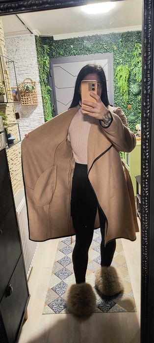 Палто S. Oliver, размер от С до ХЛ, кафяво