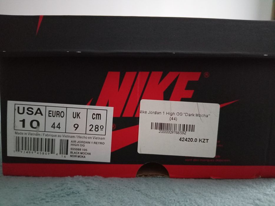 Кроссовки Jordan 1 High НОВЫЕ 44 размер