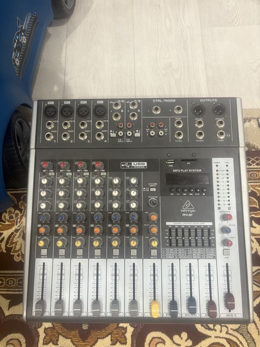 Behringer pfx-8p 3/1 500 x2 каналына