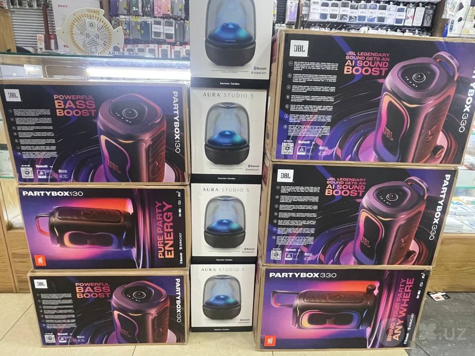 Jbl party box 120/320/.520.Ultimate. Onyx studio 8.Extreme 4.Boombox 3