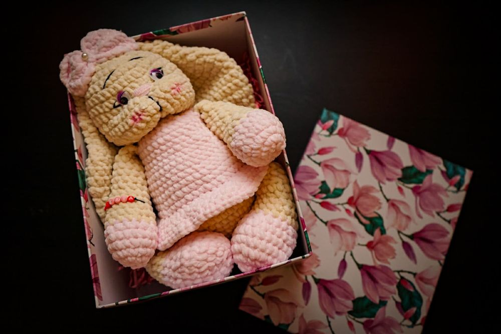 Iepuraș croșetat  handmade-cadou copii