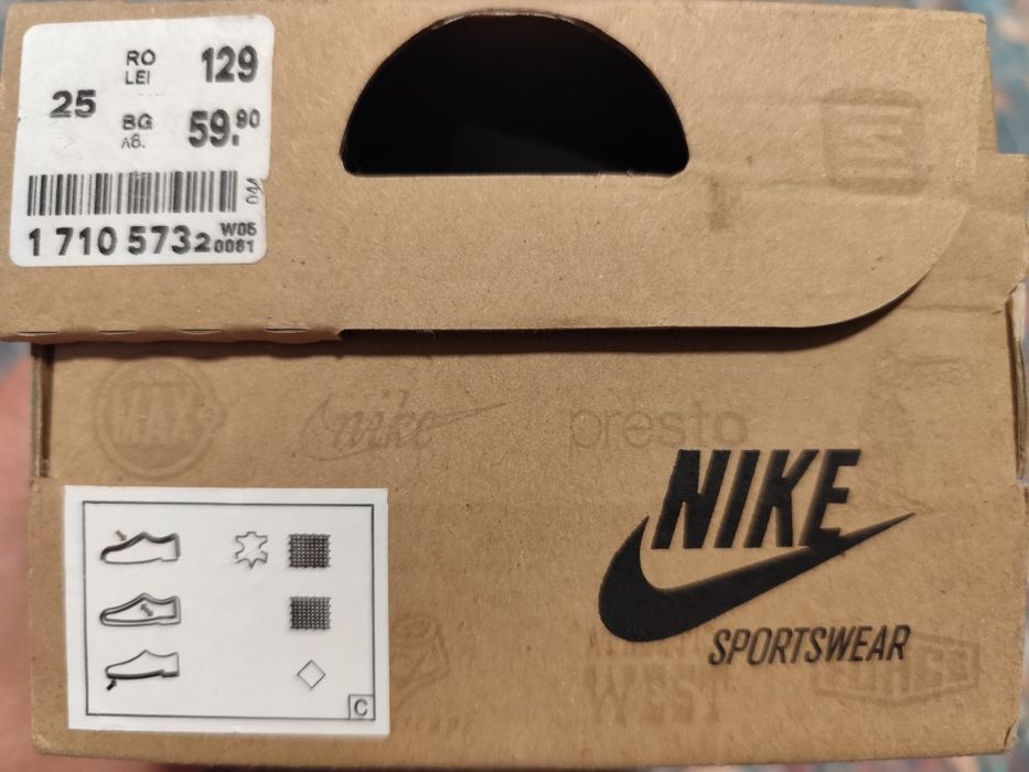 Pantofi sport NIKE copii, mărimea EUR 25