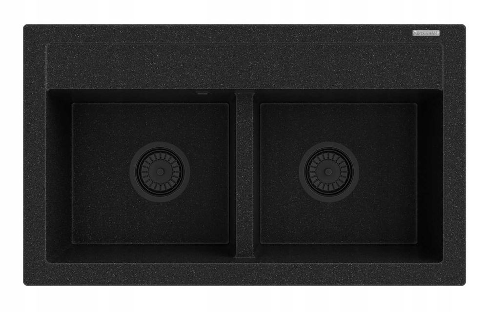 Мултифункционална гранитна мивка с 2 корита Granitan Duet 75см