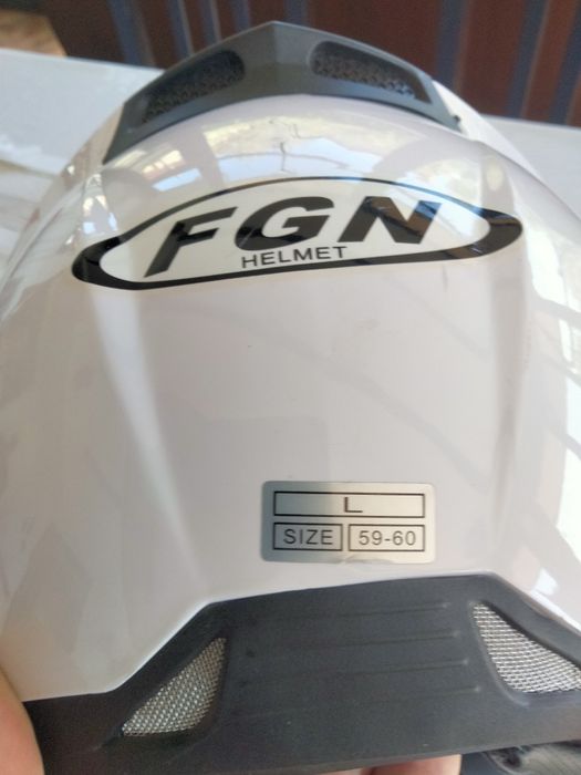 Cască moto FGN flip up, geacă moto, pantaloni piele
