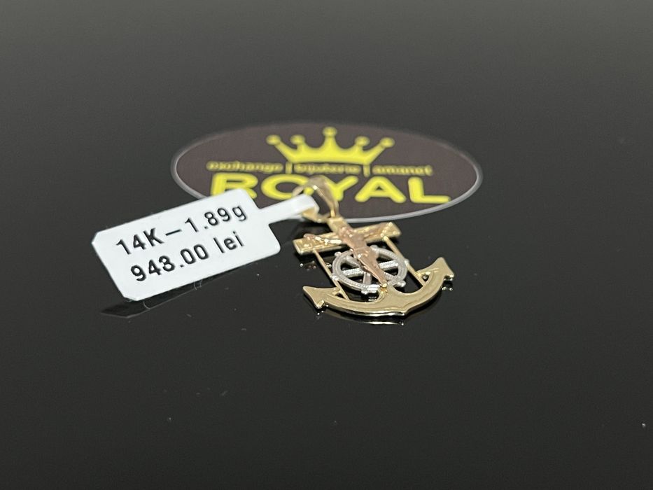 Bijuteria Royal CB : Pandantiv aur 14K 1,89 grame