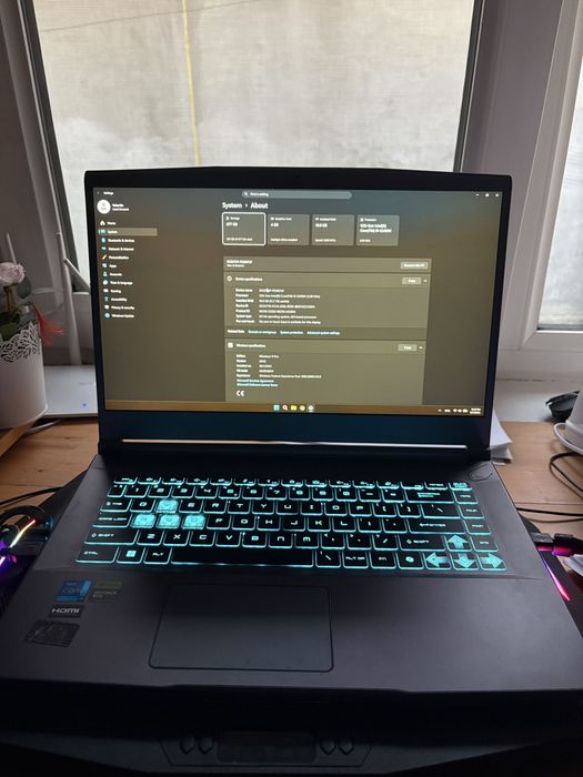 Laptop Gaming MSI Thin 15 RTX 2050, i5-12450H, 16GB RAM, SSD 512GB