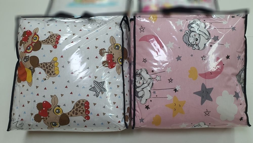 Спален комплект\спално бельо за кошара 100%памук