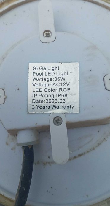 Подводные LED-светильники для бассейна из нержавеющей стали