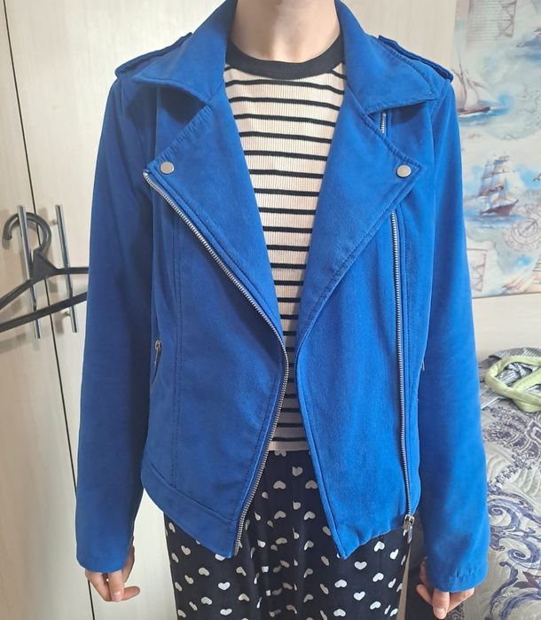 Замшевая куртка косуха