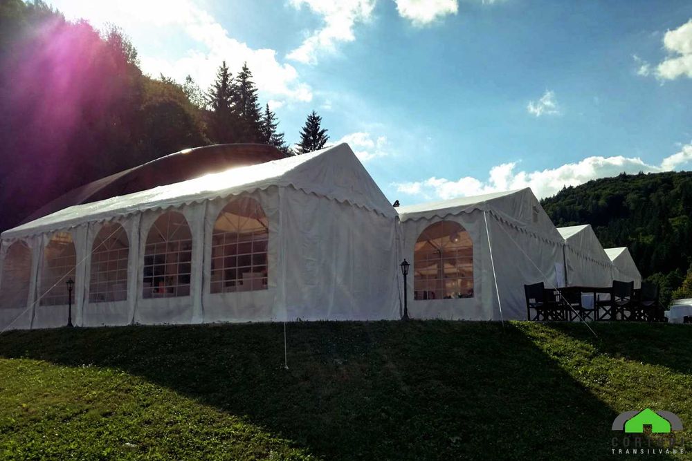 Cort eveniment, cort de petrecere, pavilon, structura din otel