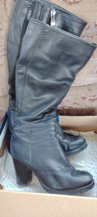 Сапоги женские зимний оригинал кожа