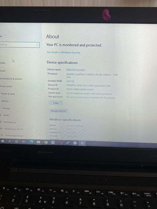 Lenovo intel CORE i3 липтоп
