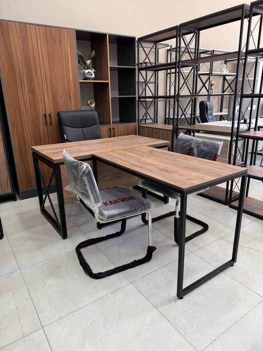 Rahbar stollari arzon narxda|Rahbar stol|Komplekt