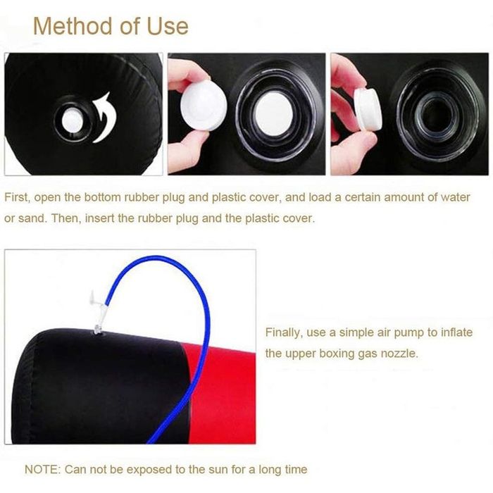 Надуваема боксова круша 160 см, за деца и юноши, тренажор по бокс,