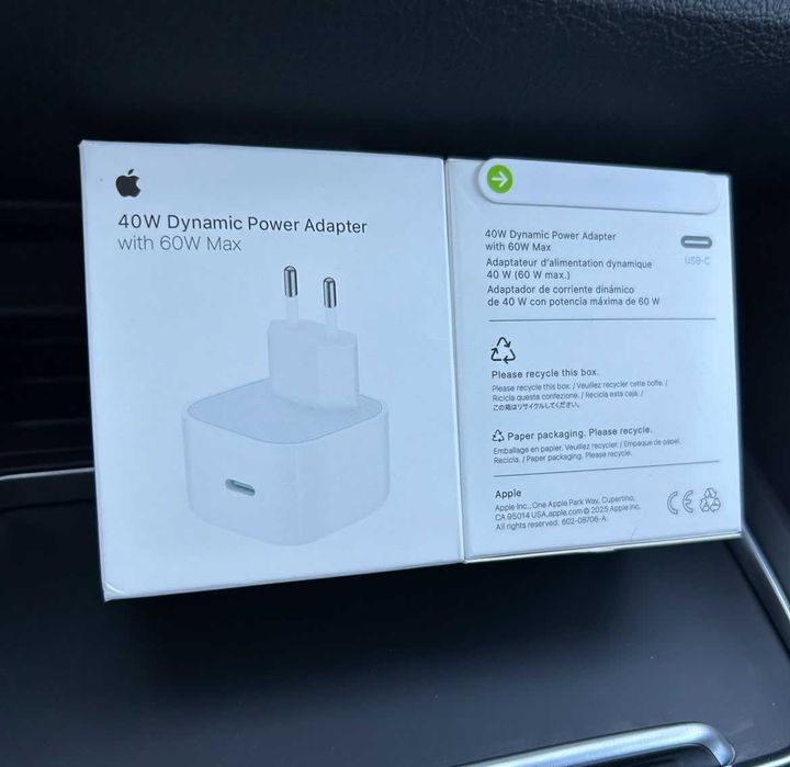 Cablu 2M USB-C / Lightning + Adaptor USB-C 40W Pentru iPhone și iPad