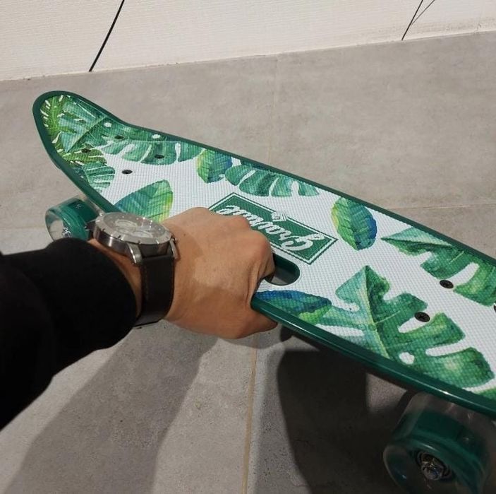 Пенни борд с ручкой "Gravital"