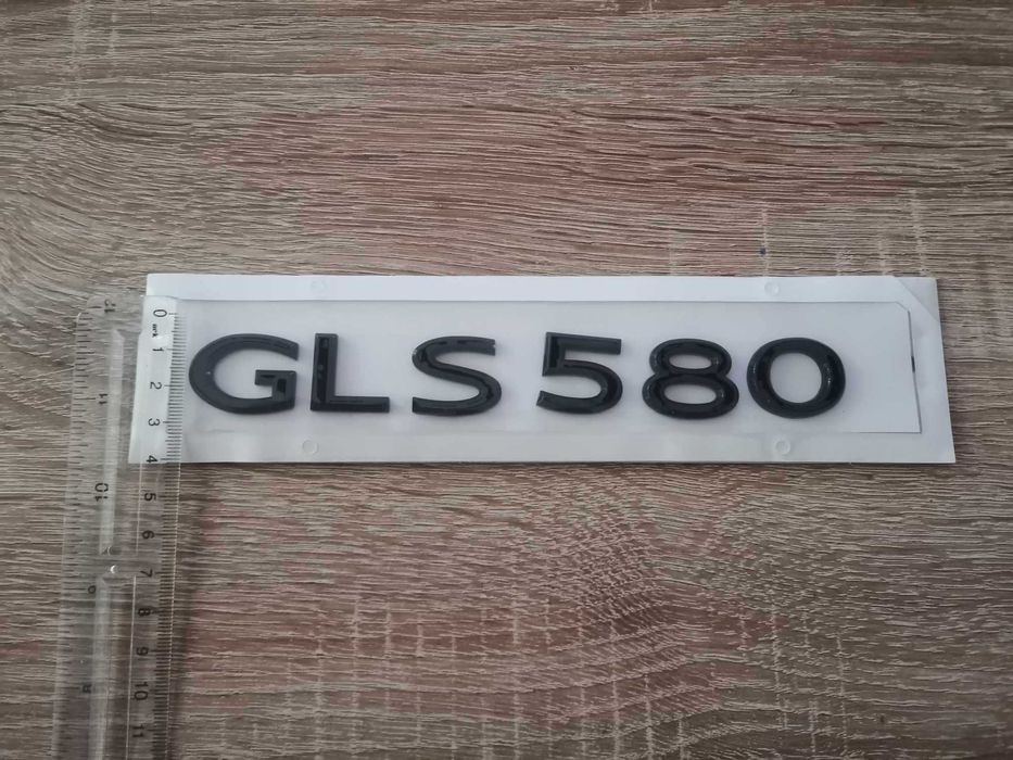 черен надпис нов стил Mercedes Benz GLS 580