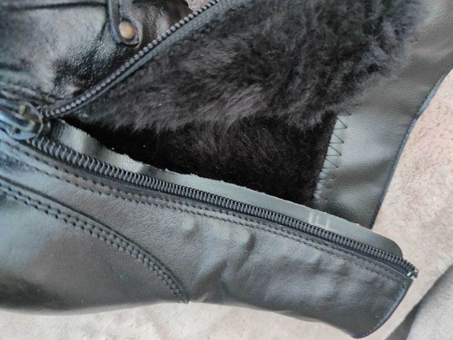 Български нови кожени боти