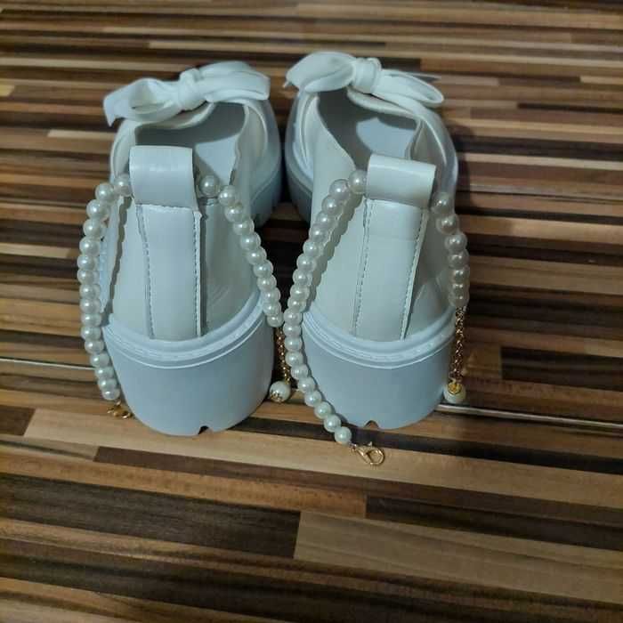 Pantofi trandy talpă înaltă Mary Jane