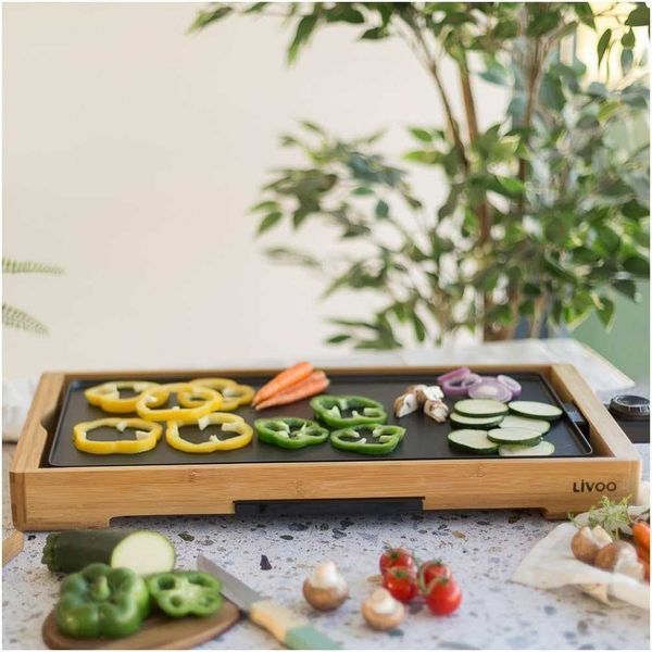 ПРОМО 2г Гаранция Нова Мощна Електрическа Скара Грил Livoo, 2200W