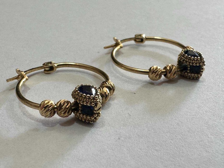 Златни дамски обеци 14K – 2,34гр