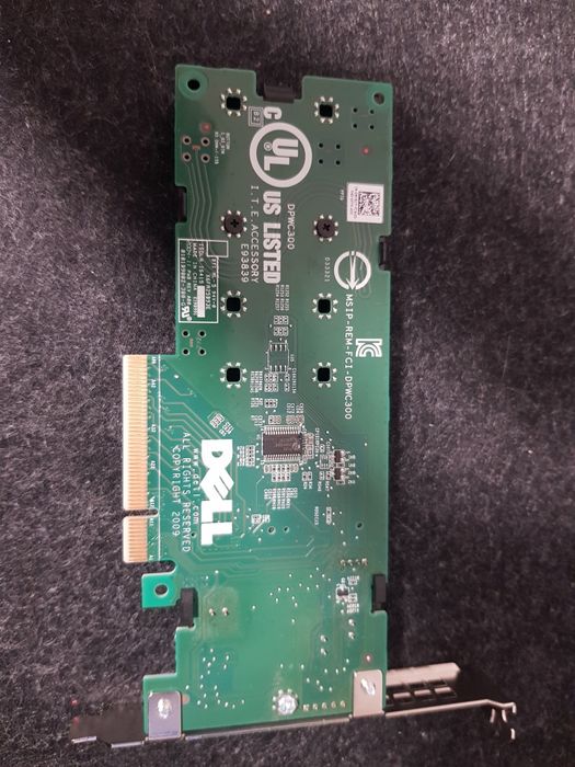 Adaptor NVMe / Adaptor 2x NVMe Dell DPWC300 PCIe X4 pentru WS/SV Dell