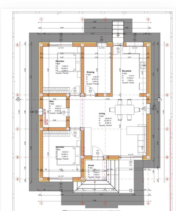 Casa de vanzare 106mp parter individuala - Str Panduri