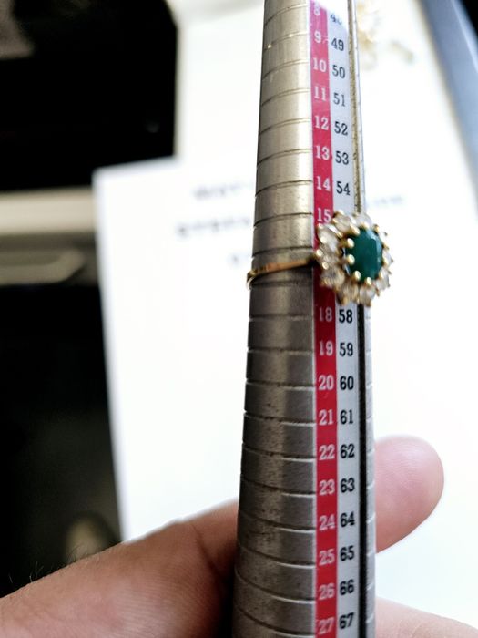 Vand inel dama din aur 14 k 2.64 g cod 658