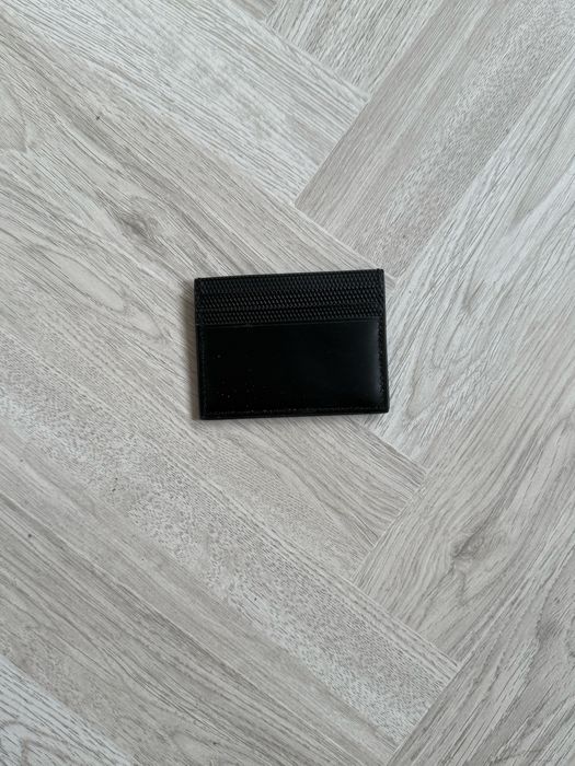 Calvin klein portcart de piele remote, negru