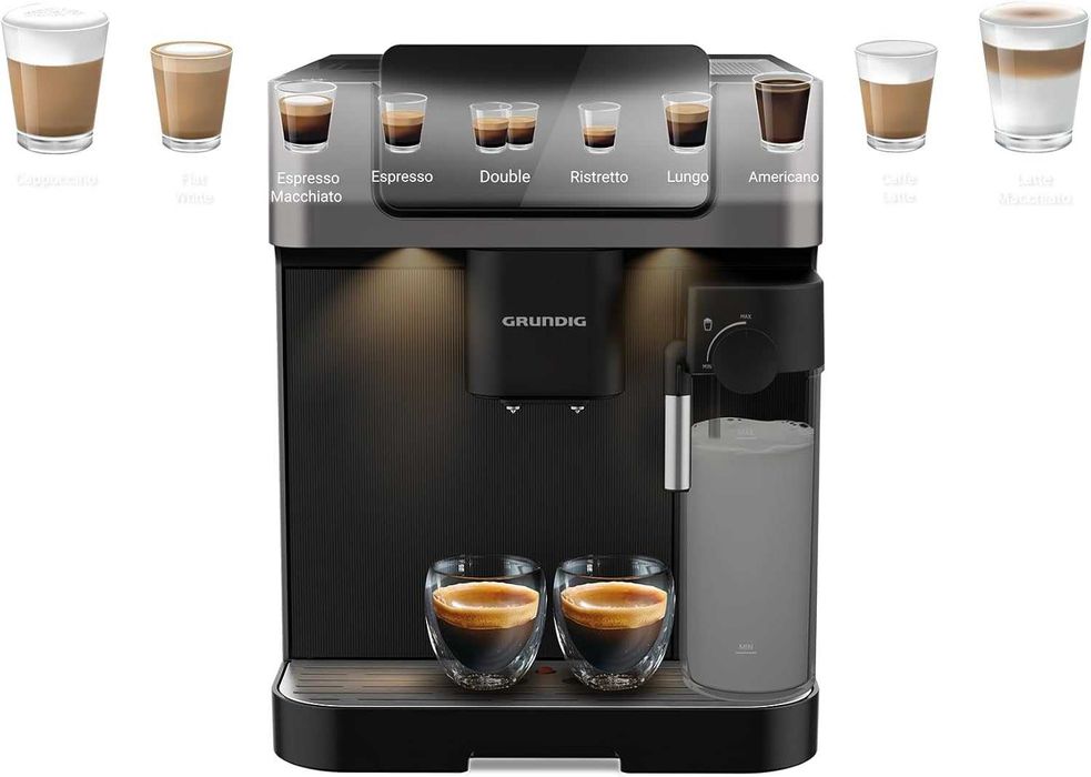 Кафеавтомат Кафемашина с тъч дисплей и кана за мляко Grundig KVA 7230