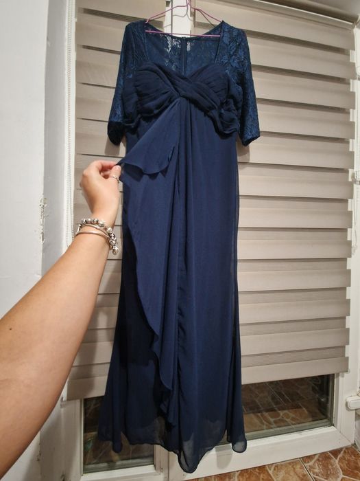 Rochie lunga bleumarin 44/46