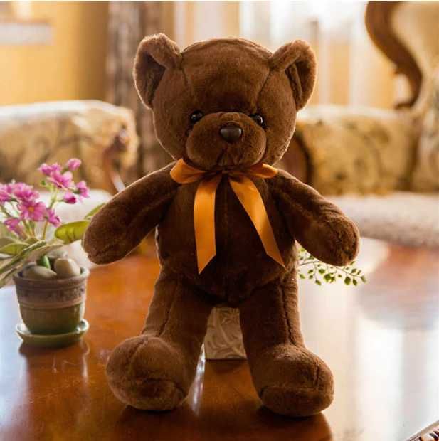 Меко и пухкаво плюшено Мече, 30см/50см/70см Розово/Бежово/Кафяво и др.