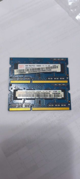 Memorii laptop DDR3 2 placute 4GB