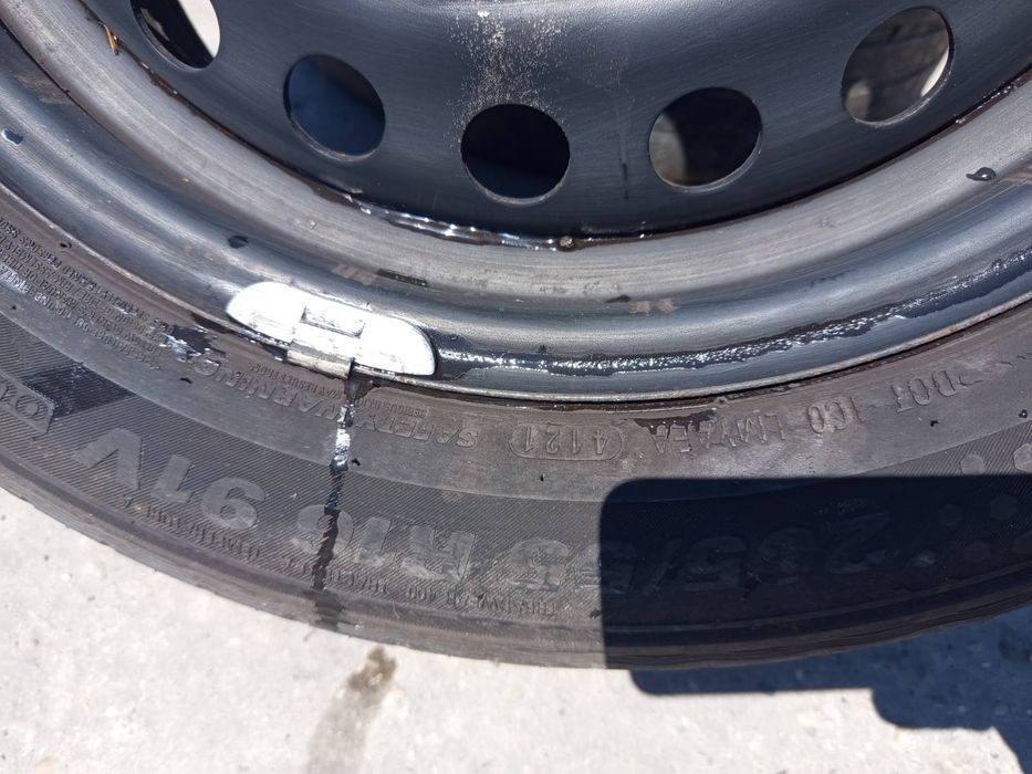 3бр. Железни джанти 16" 5х112 (VW, Skoda, Audi) + 2 бр. Летни гуми Kumho DOT21