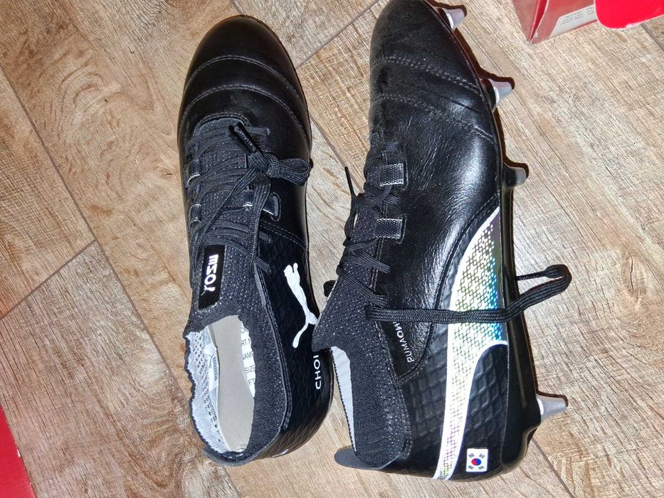 н.40 1/2;41 Puma One 17.1 Mx Black/White/Silver SG футболни обувки