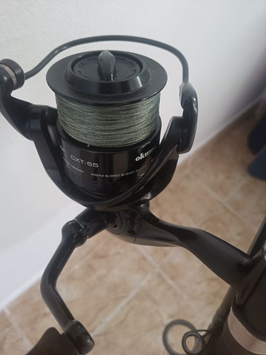 Set Echipament Crap Premium: 3 Lansete + 2 Mulinete Okuma Ceymar CXT-5