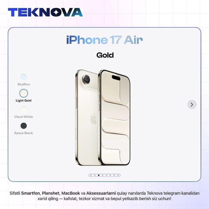 iPhone 17 Air 256GB / 512 GB / 1TB