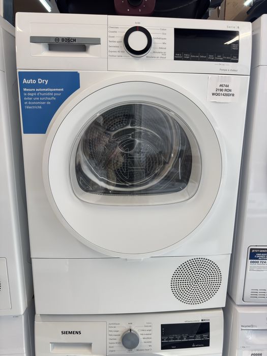 Uscător de rufe cu pompa de caldura Bosch WQG1420DFR