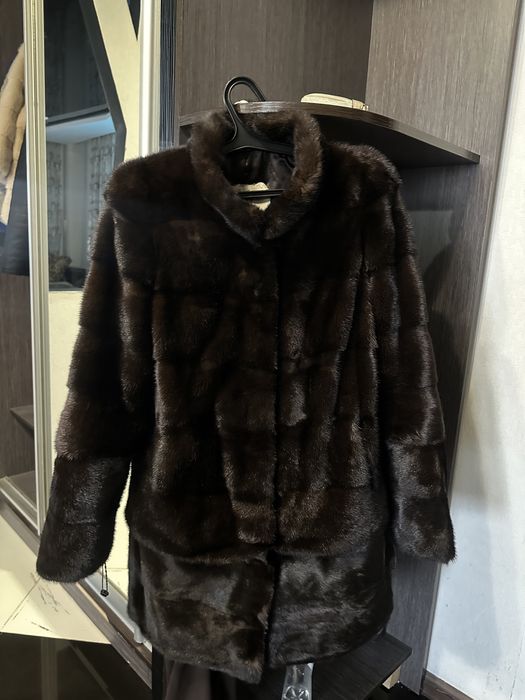 Норковая шуба, шуба трансформер, можно как короткую носить