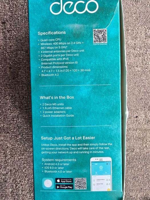 Router AP TP-Link Deco M5 Mesh 2-pack