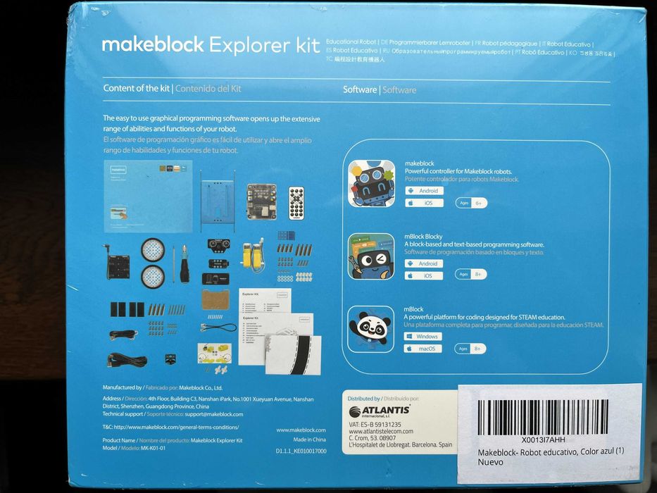 Vad kit robotica Makebot Explorer Kit